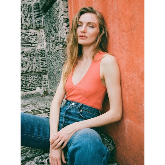 Anthropologie Nation LDT Leticia Halter Tank Terra Cotta XL - Picture 6 of 9